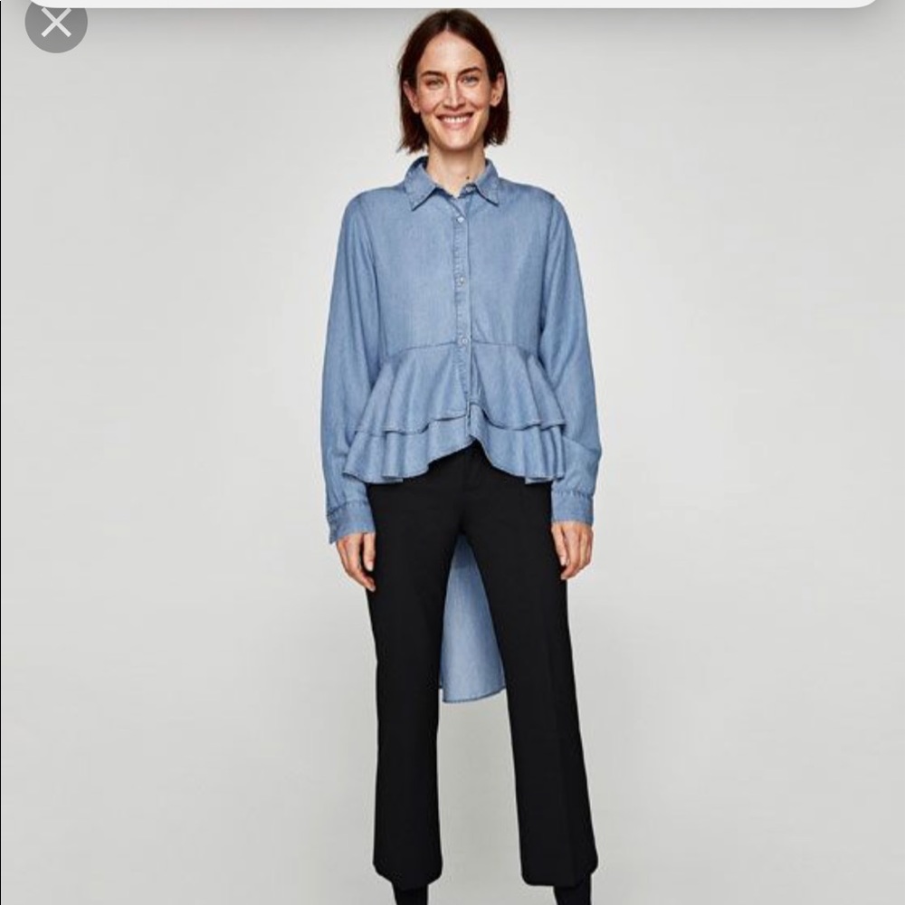 Zara Woman Premium Collection Denim Shirt!